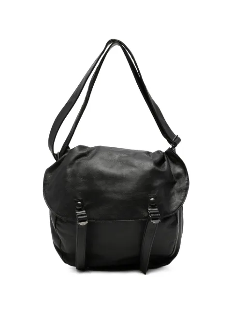 Yohji Yamamoto buckle-fastening leather tote bag Black FKI85775