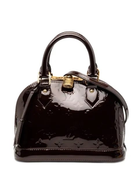 Louis Vuitton Pre-Owned 2014 Monogram Vernis Alma BB satchel Purple TFNO22OCTCI8PB6W