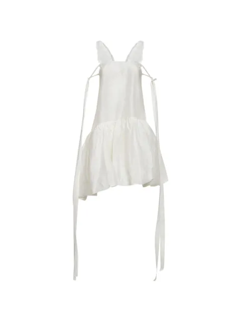 Maurizio lace-embroidered asymmetric dress White W06060681MZS6