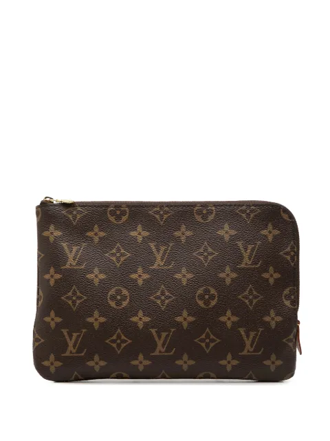 Louis Vuitton Pre-Owned 2018 Monogram Etui Voyageur PM clutch bag Brown A6NGSW3D4745FGFU