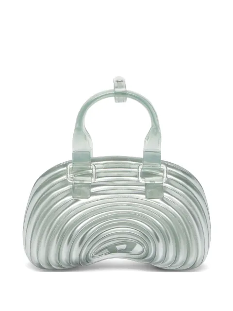 Diesel x Melissa Quantum dome shoulder bag Silver P01741PS916