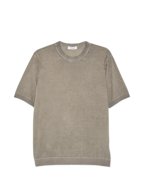Kangra faded-effect short-sleeve sweater Neutrals K302521