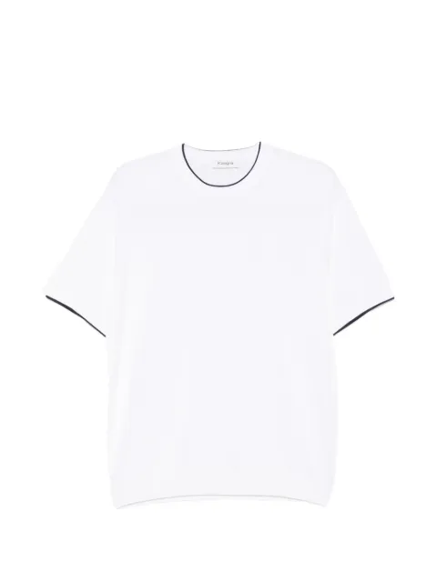 Kangra contrast-trim T-shirt White K301421