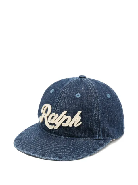 Polo Ralph Lauren the Ralph logo denim ball cap Blue 710A13281001