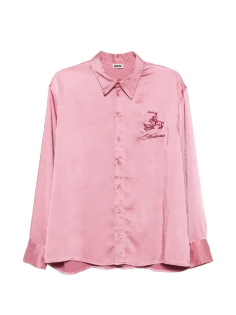 AVAVAV embroidered-detail shirt Pink S26N0844
