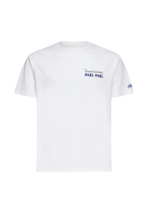 MC2 Saint Barth embroidered T-shirt White POT0001