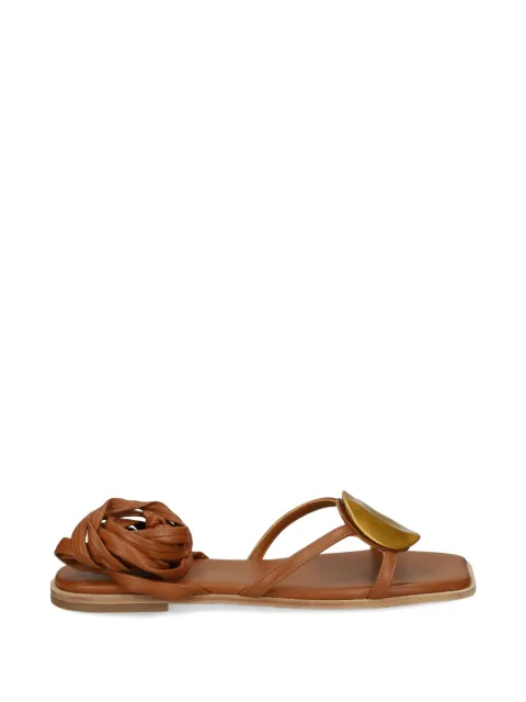 Vic Matie embellished tie-fastening sandals Brown 1K5206DG42H060321