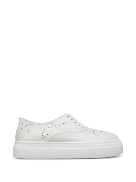 Fratelli Rossetti brogue-detail slip-on sneakers White 76043
