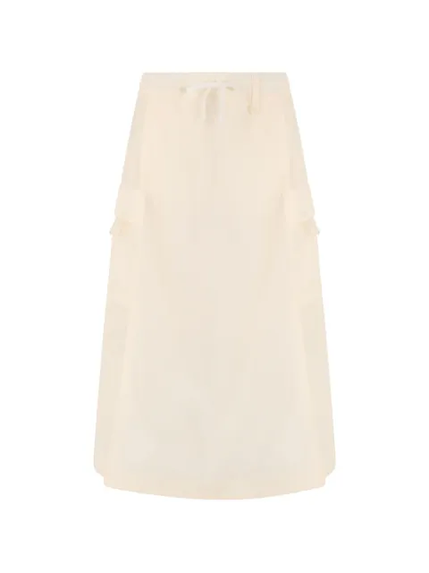 Laminar drawstring cargo skirt Neutrals GN00019DL12827