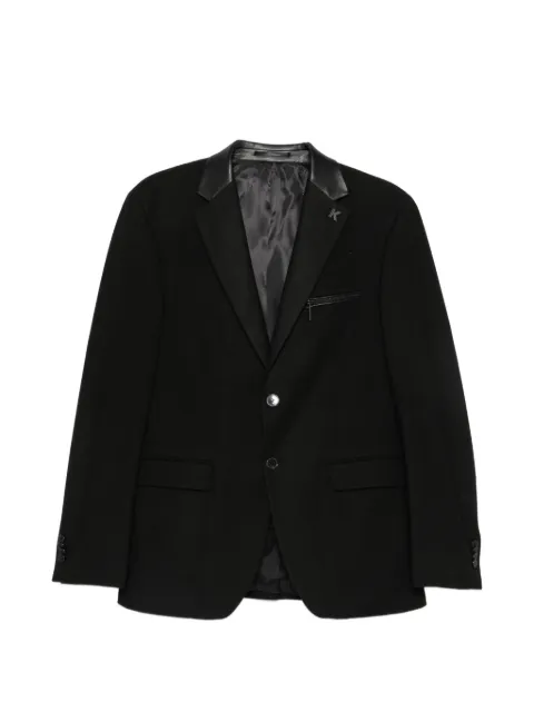 Karl Lagerfeld Crest button-fastening blazer Black 15524510564010