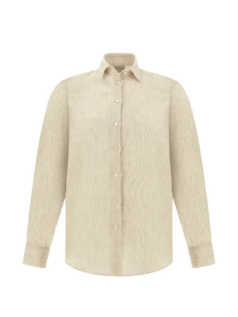 Paul & Shark Soffio linen shirt Neutrals 26453004VH8