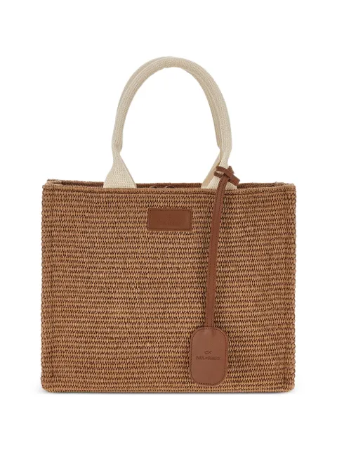 Paul & Shark woven-raffia tote bag Brown 26458100