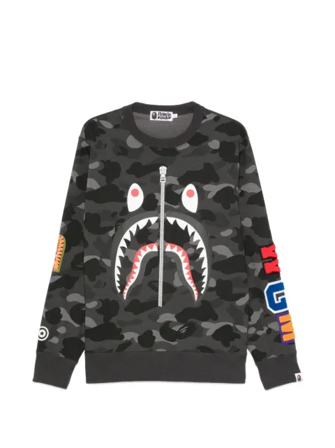 BAPE BLACK by *A BATHING APE® camouflage-pattern sweatshirt Black 001SWM301007M