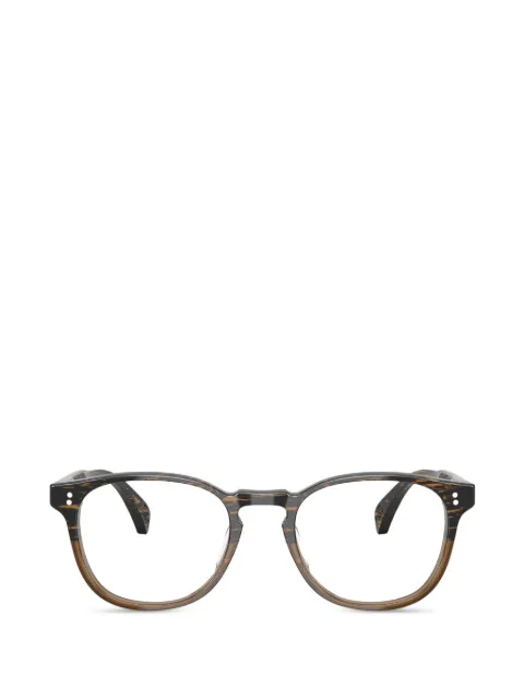 Oliver Peoples Finley Esq. round-frame glasses Brown OV5298U