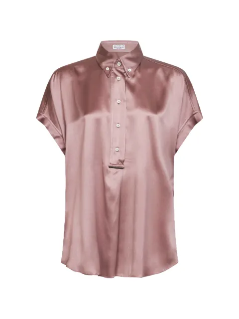 Brunello Cucinelli kimono-sleeve shirt Pink M0C59RA915C8691