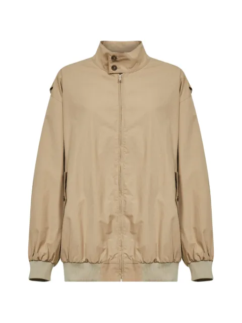 MM6 Maison Margiela zip-up bomber jacket Neutrals S62AN0175M35858115