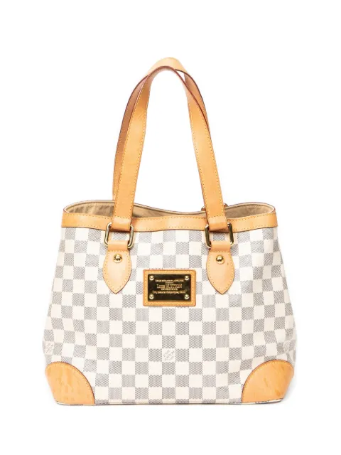 Louis Vuitton Pre-Owned Damier Azur Hampstead PM tote bag White CR0181