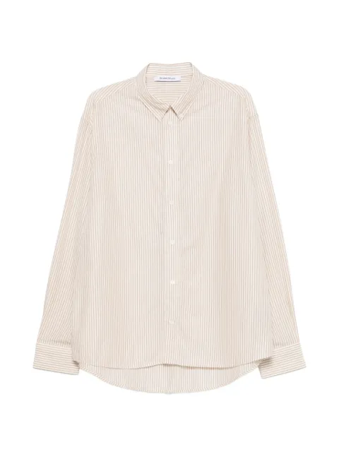 Études Studio button-down striped shirt Neutrals E26MMSHI361