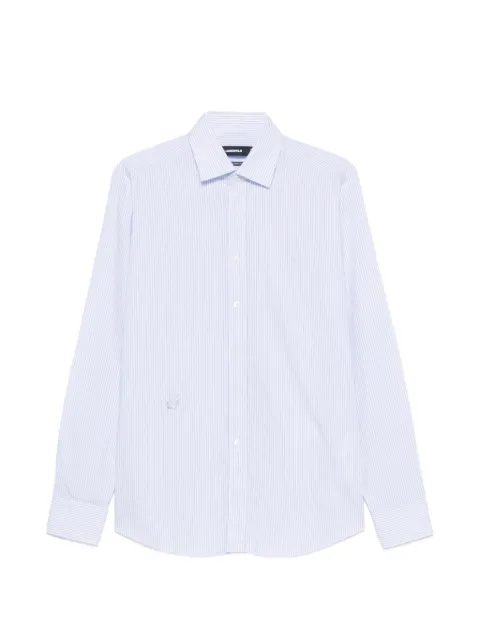 Karl Lagerfeld striped long-sleeve shirt White 60508460564773
