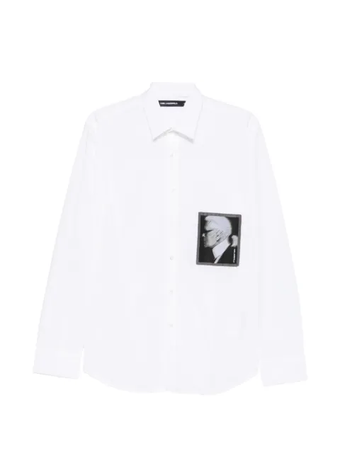 Karl Lagerfeld graphic-print shirt White 60593560564675