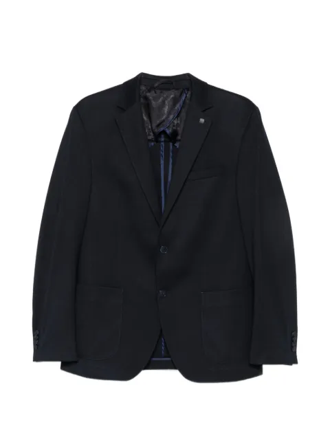 Karl Lagerfeld Smart single-breasted notch-lapels blazer Black 15528010564007