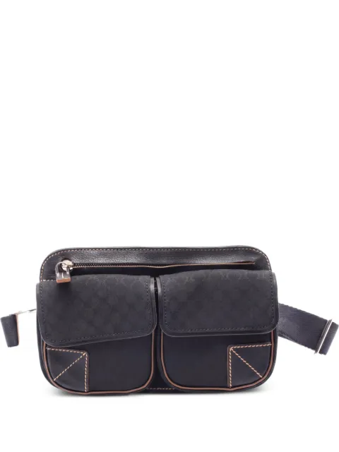 Celine Pre-Owned 2010s Macadam belt bag Black 1062674