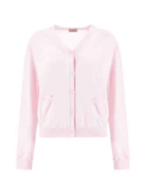 Paul & Shark V-neck patch-pocket cardigan Pink 2645170