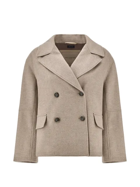 Paul & Shark double-breasted cashmere peacoat Neutrals 26452010029