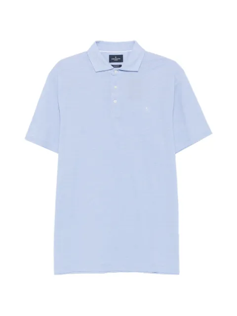 Hackett London logo-embroidered polo shirt Blue HM5600139