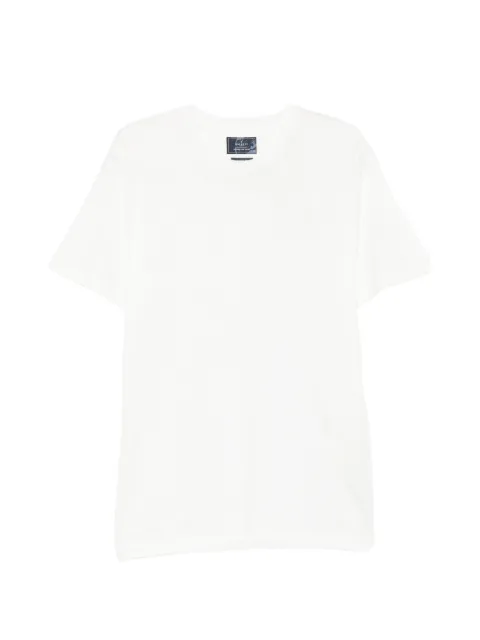 Hackett London Travel pique-knit t-shirt White HM5000088