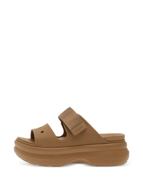 Crocs Soho Two platform touch-strap sandals Brown 2128612EY