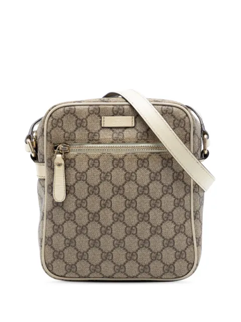 Gucci Pre-Owned 2016-2026 GG Supreme crossbody bag White M2TWUZCCCFOO7LMN