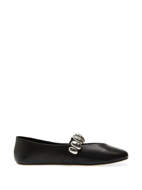 Aldo FIGGIS bead-embellished ballet flats Black 13966755