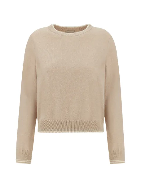 Paul & Shark cashmere crew-neck sweater Neutrals 26451514