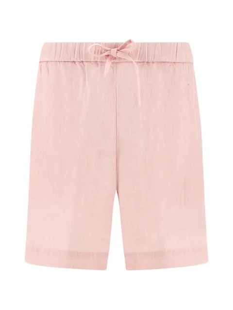 Paul & Shark drawstring linen shorts Pink 26454016