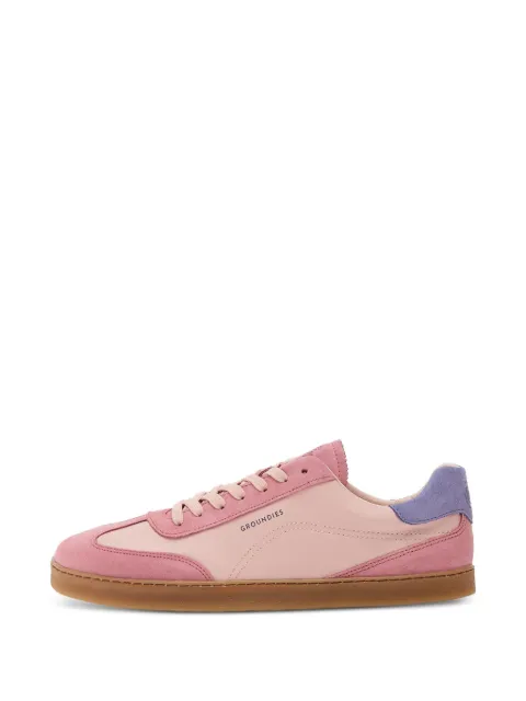 GROUNDIES Panama suede-panelled sneakers Pink GND11023845
