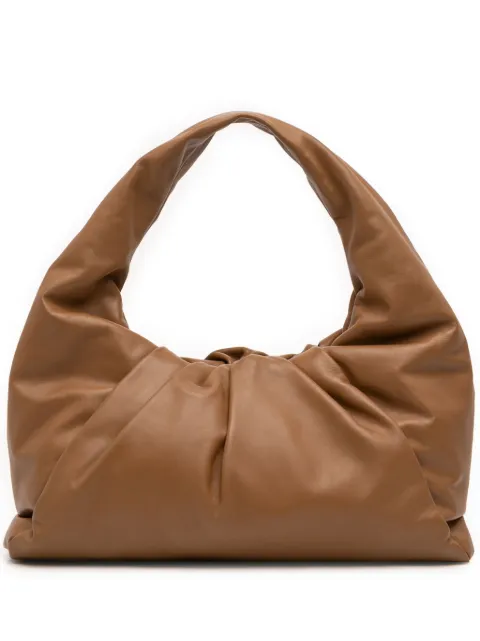 Bottega Veneta Pre-Owned 2012-2026 Lambskin The Pouch shoulder bag Brown MRQKD3GDSJOVMESH