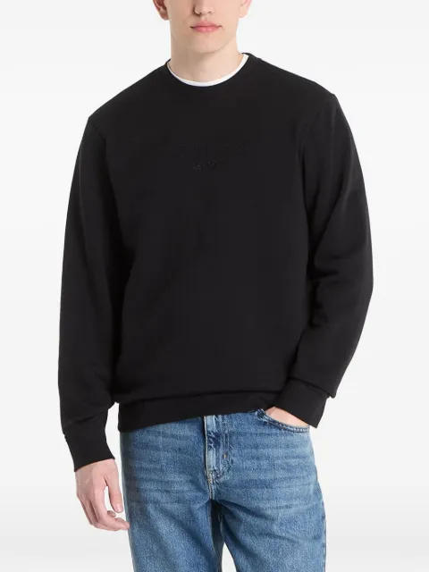 GUESS USA logo-embroidered sweater Black M6GQ07K3045JBLK