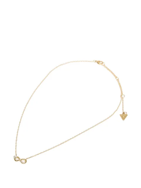 GUESS USA infinity crystal-embellished necklace Gold JUBN06047JWYG