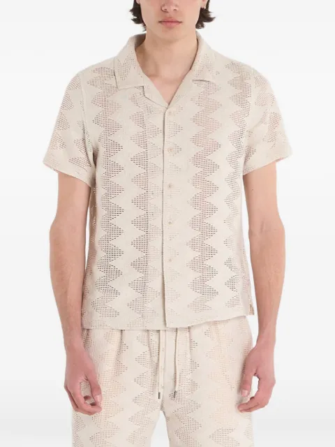 GUESS USA chevron-knit shirt Neutrals M6GP46K3236G1FG