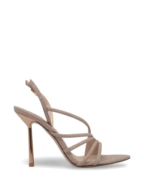 Le Silla glitter-effect heeled sandals Neutrals 5356F090BXPPFES
