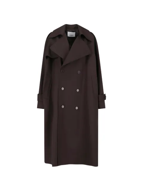 The Frankie Shop Dursley double-breasted trench coat Brown DURSLEYTAILOREDTRENCHCOAT