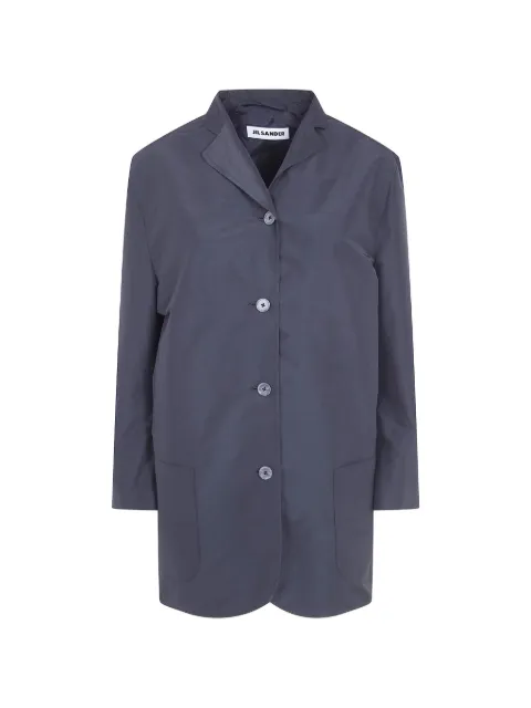 Jil Sander patch-pocket coat Grey J03BN0219J70221
