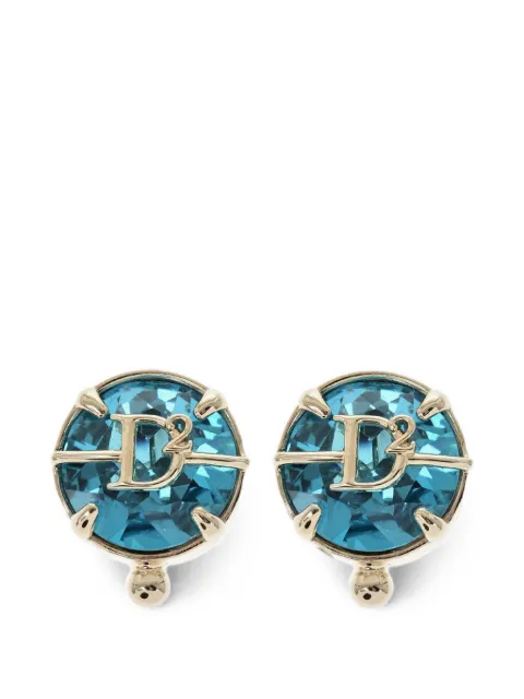 DSQUARED2 logo-detail clip-on earrings Gold ERW020459400001