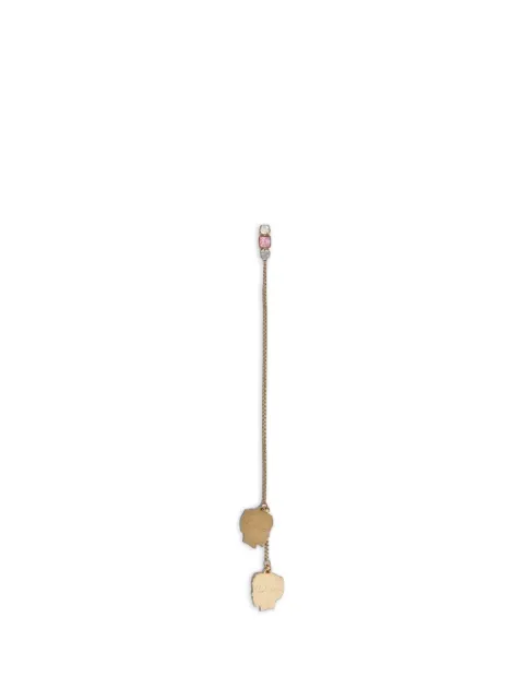 DSQUARED2 maxi double-pendant single earring Gold ERW019459400001