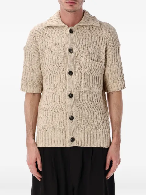 Roberto Collina short-sleeves cardigan Neutrals 261MYA300253
