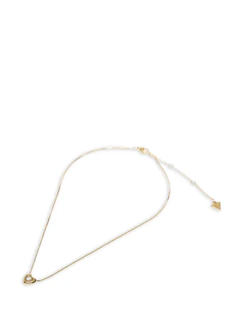 GUESS USA crystal-embellished heart necklace Gold JUBN06016JWYG