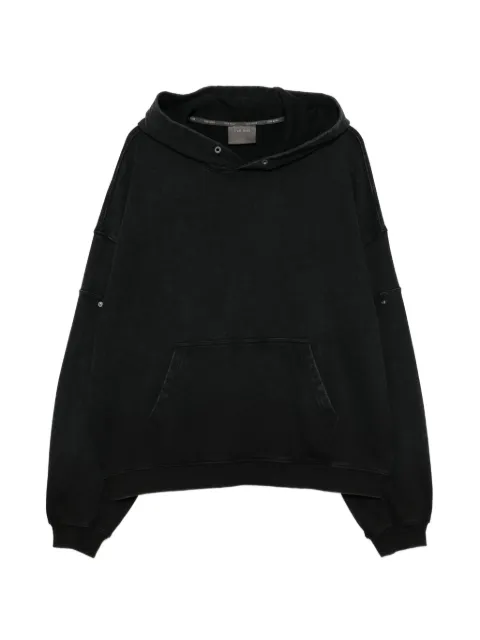 TEAM WANG design Reset hoodie Black TWSS26A547
