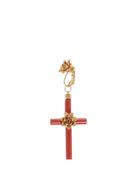 DSQUARED2 cross-pendant clip-on single earring Gold ERW013813420001