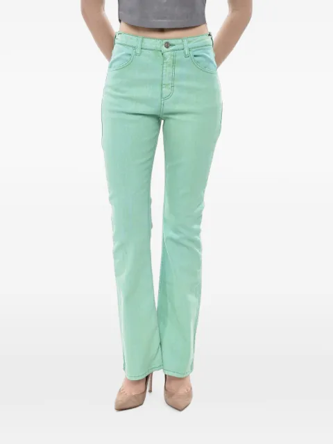 Marni coated bootcut jeans Green PAJD0415A0USCV10